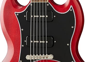 Amazon.com: Epiphone/Inspired by Gibson SG Classic Worn P-90 Worn